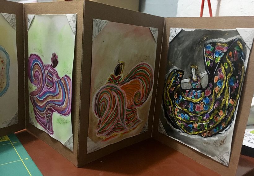 Mi Proyecto del curso: Encuadernación sin pliegues de tu obra gráfica 3