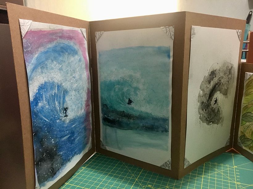 Mi Proyecto del curso: Encuadernación sin pliegues de tu obra gráfica 5
