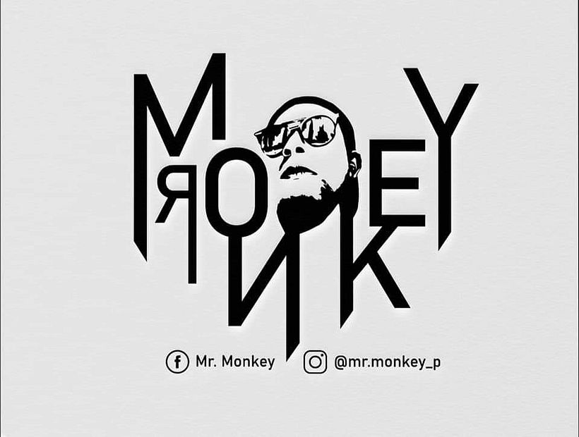 Logo Mr. Monkey. Mi Proyecto del curso: Tipografía y Branding: Diseño de un logotipo icónico 1