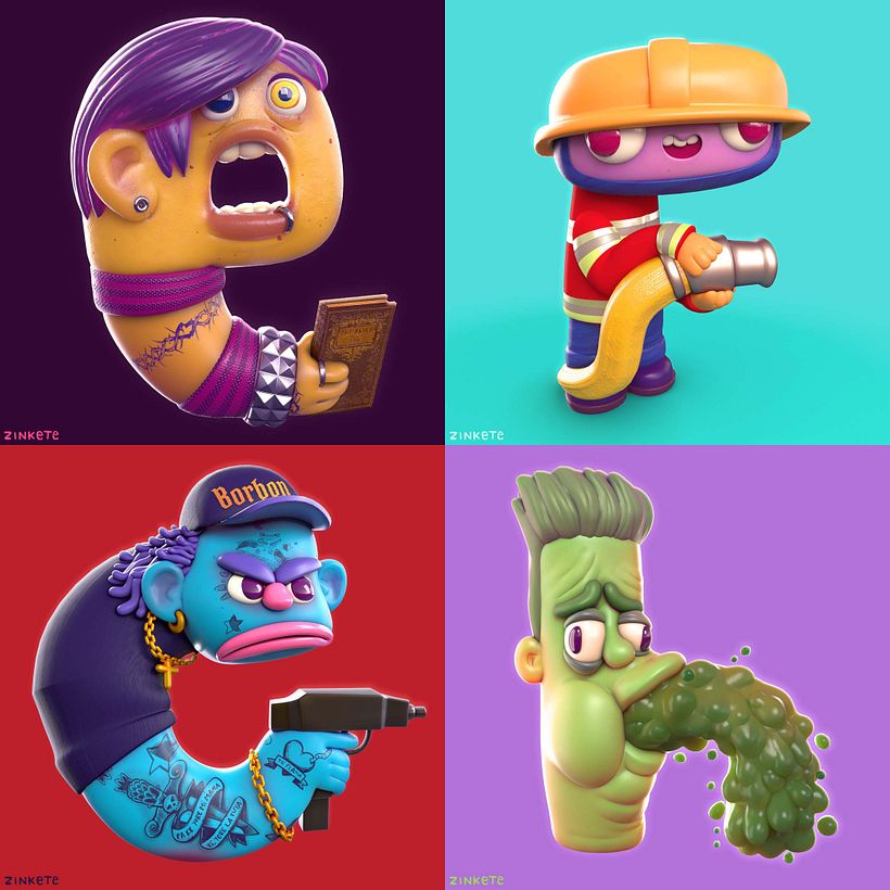36 characters of type 4
