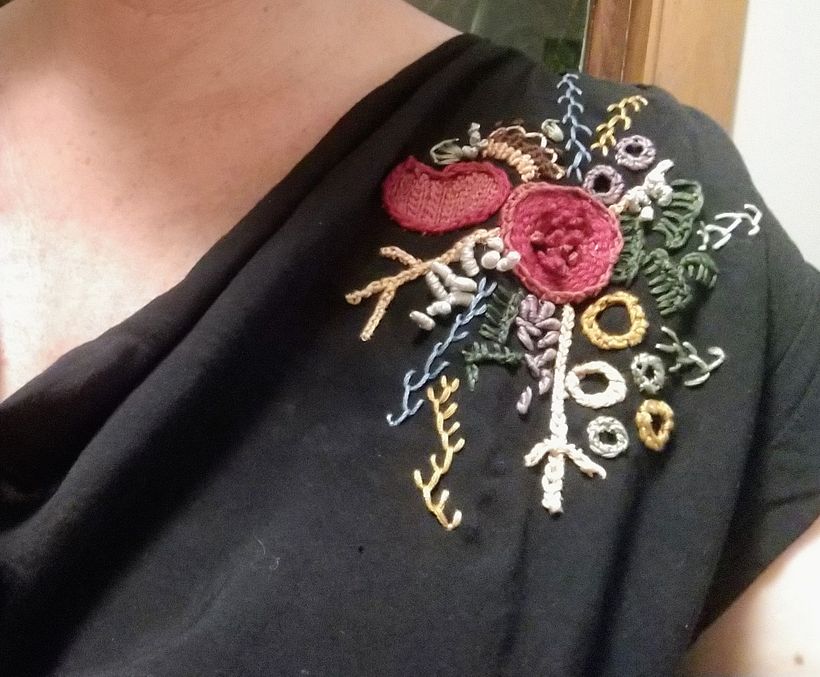 My project in Advanced Embroidery Techniques: Stitches and Compositions with Volume course 2