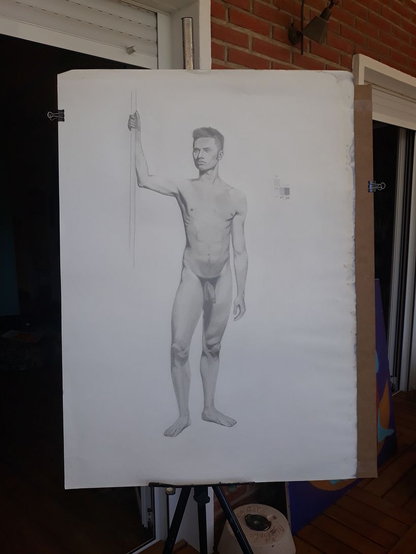 Mi Proyecto del curso: Dibujo realista de la figura humana 2