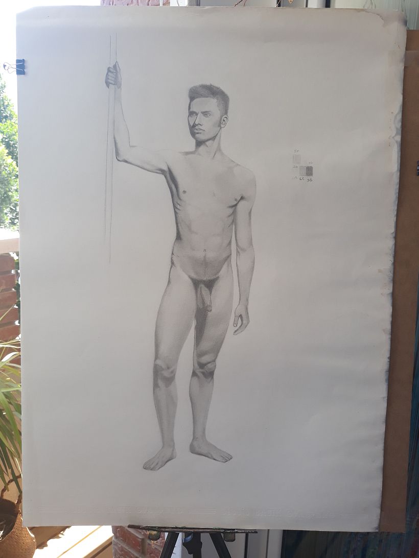 Mi Proyecto del curso: Dibujo realista de la figura humana 2