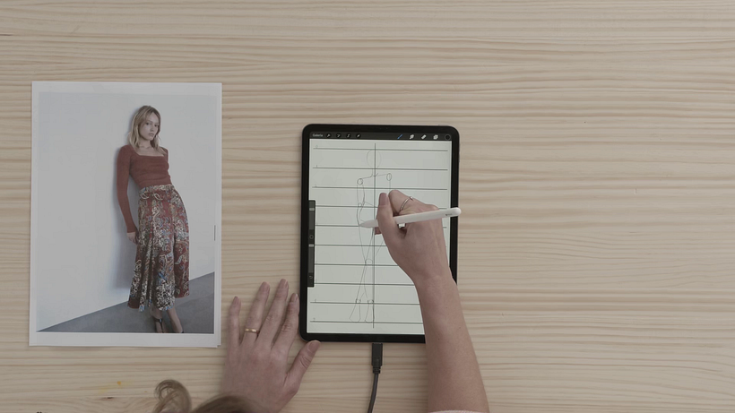 Draw one arm behind the torso.