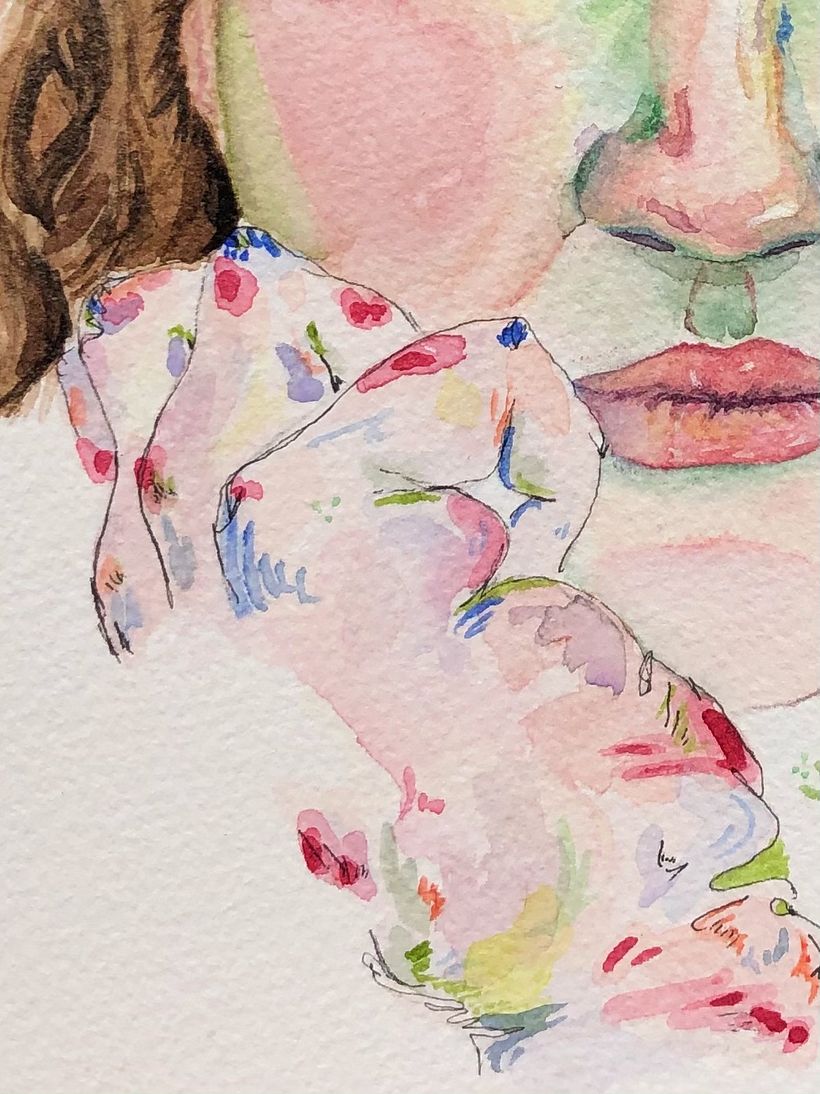 Up close on the hand