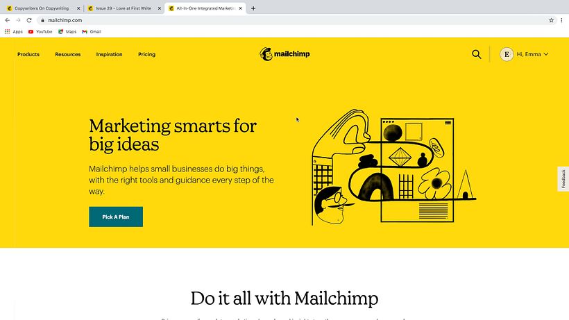 Mailchimp es un servicio online de marketing digital muy útil para promocionar tu negocio.