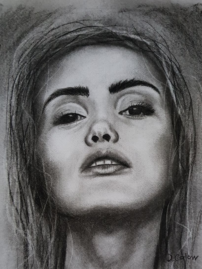 My project in Artistic Charcoal Portraiture: Creating Atmosphere course 2