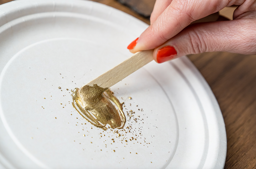Espátulas de madera caseras. 