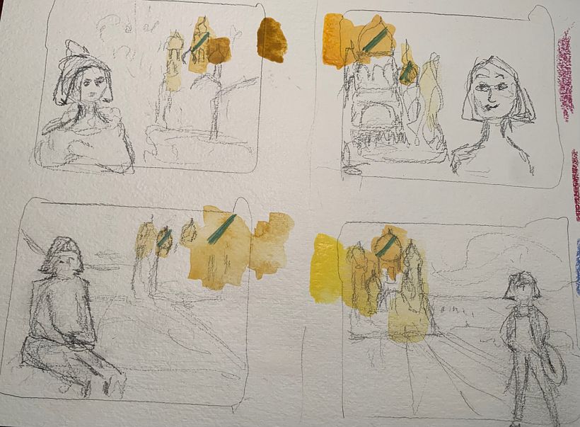 My project in Artistic Watercolor Sketching: Dare to Express Your Ideas course 4