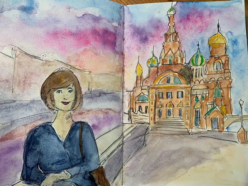 My project in Artistic Watercolor Sketching: Dare to Express Your Ideas course 6