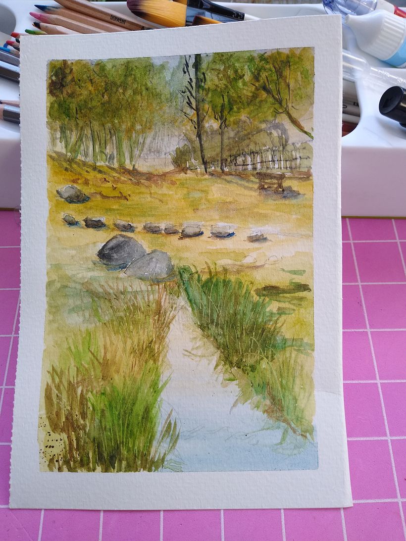 Mi Proyecto del curso: Paisajes naturales en acuarela 1