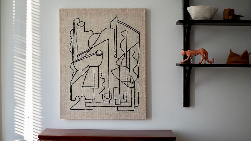 Plastic Bag Line Drawing