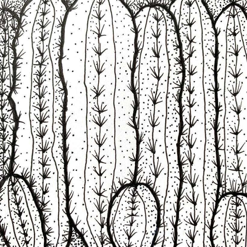 Black and white image for silver embossing.