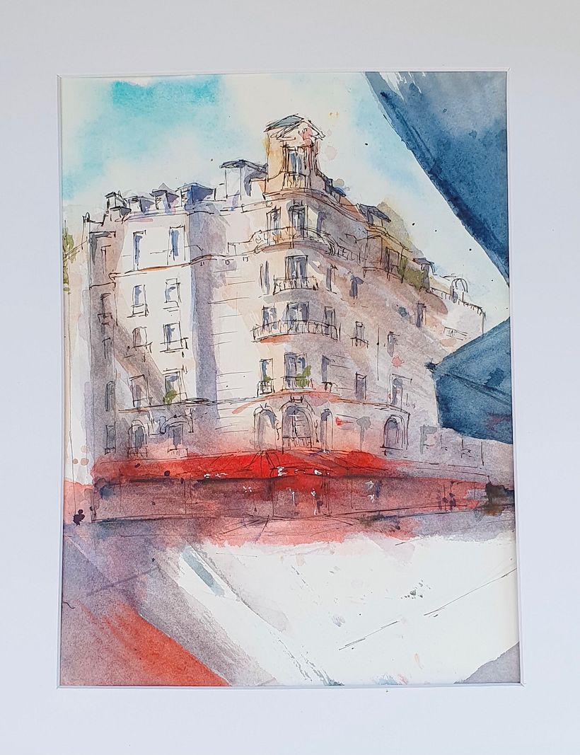 Mon projet du cours : Dessin architectural à l’aquarelle et à l’encre 2
