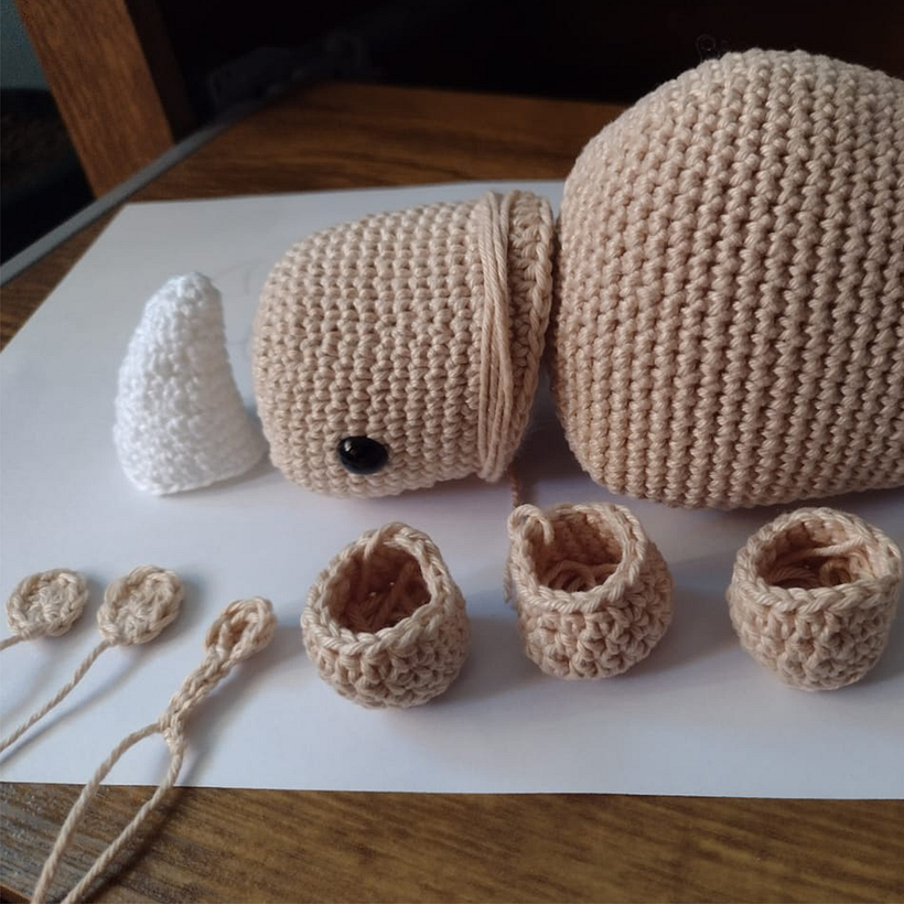 Todas as peças confeccionadas.