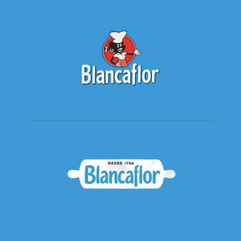 El cambio de logo de la marca de harina. 