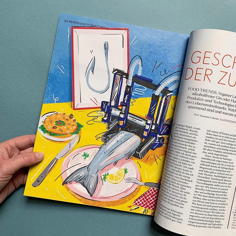 Editorial Illustration // Future of Food 2