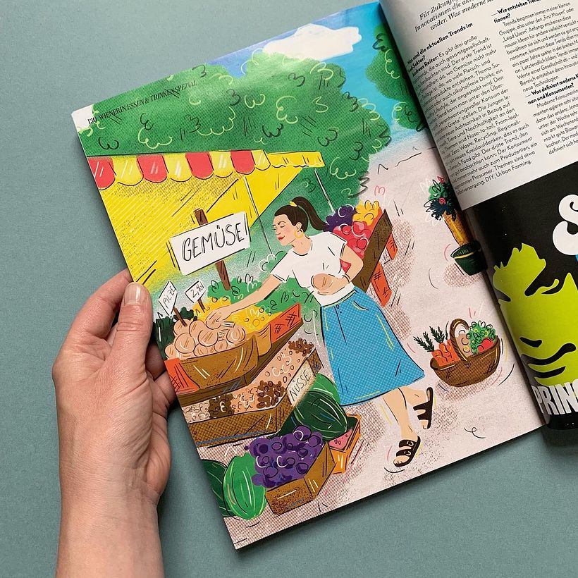 Editorial Illustration // Future of Food 3