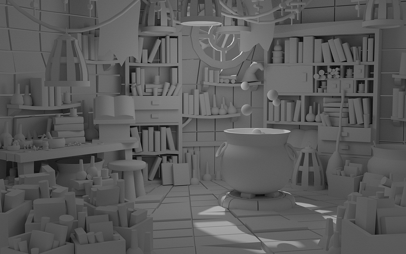 My project in Creation of 3D Scenes from Scratch in Maya course 1