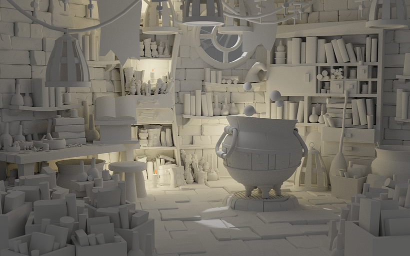 My project in Creation of 3D Scenes from Scratch in Maya course 2