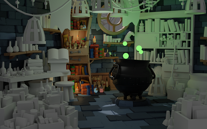 My project in Creation of 3D Scenes from Scratch in Maya course 3