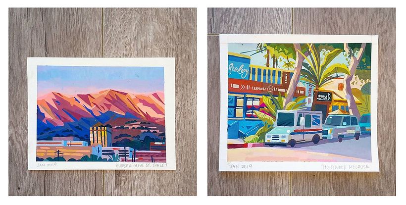 Gouache Paintings 5