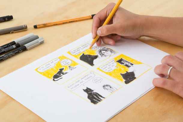 Learn to express your ideas with comic strips.