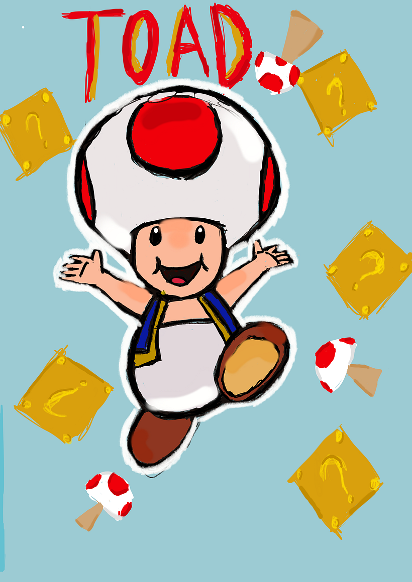 Toad “Super Mário bros”