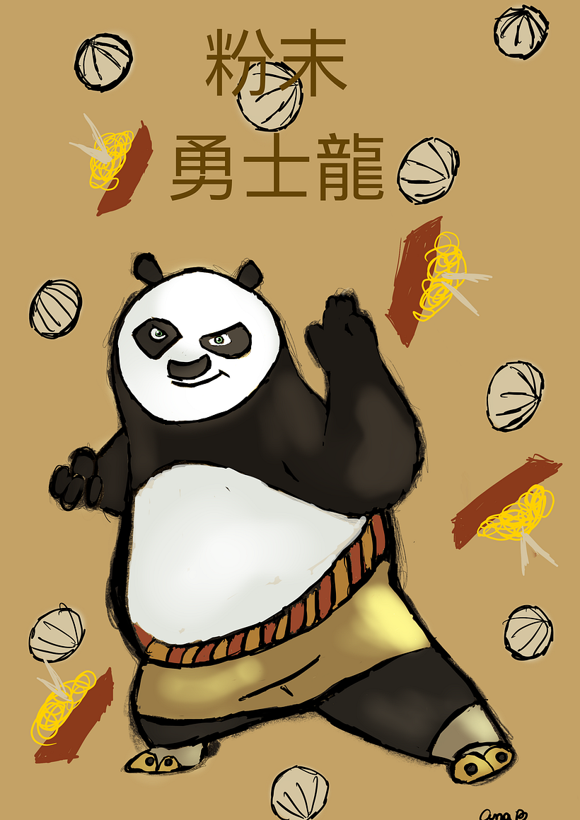 Kung fu panda dragão guerreiro 