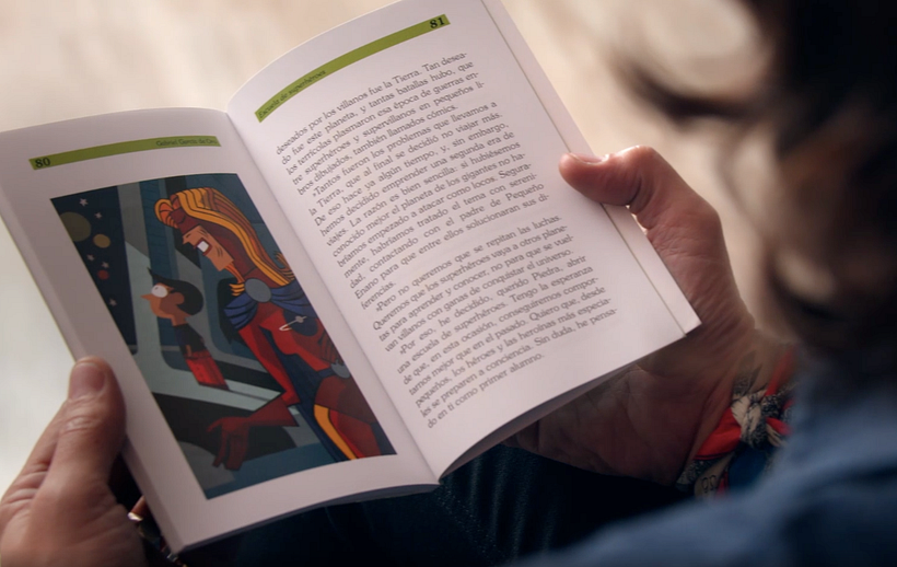 García de Oro explains that we are surrounded by good stories.