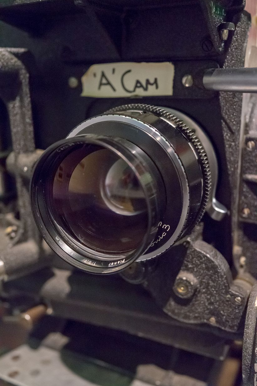 Una de las lentes Zeiss Planar 50mm f0.7 de Stanley Kubrick, usada para filmar “Barry Lyndon”.