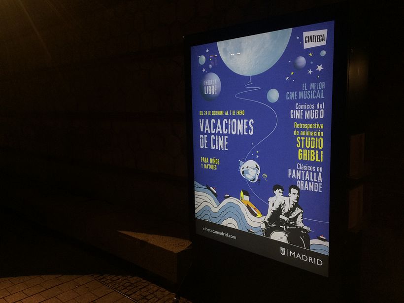 Cartel formato caja de luz.