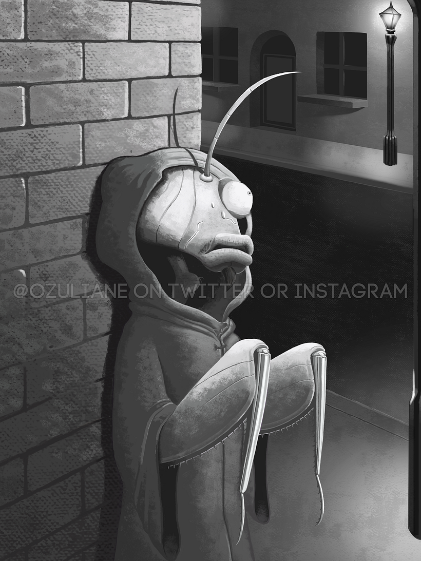 Conceito em grayscale