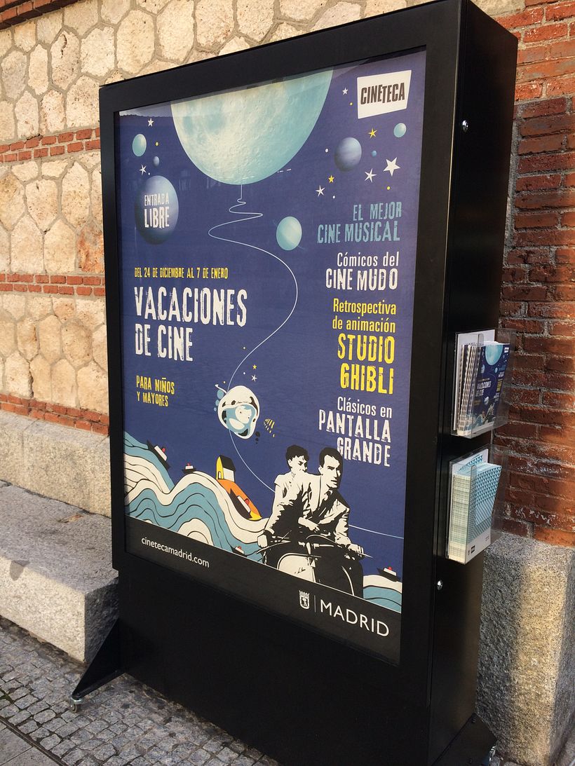 Cartel formato caja de luz.