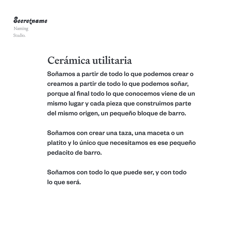 Será Será | Cerámica 3