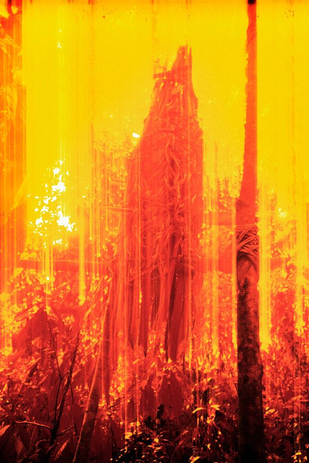Funeral ceremony photographed in 1976 using an infrared technique. © Claudia Andujar.