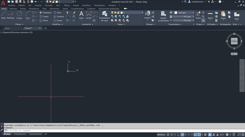 Introducción a AutoCad Curso 1. U5 Práctica  1