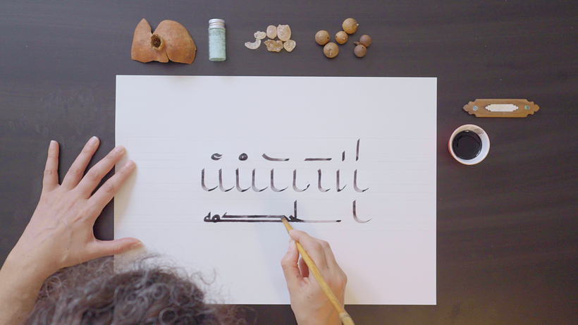 Go over your strokes to create filled in lines.