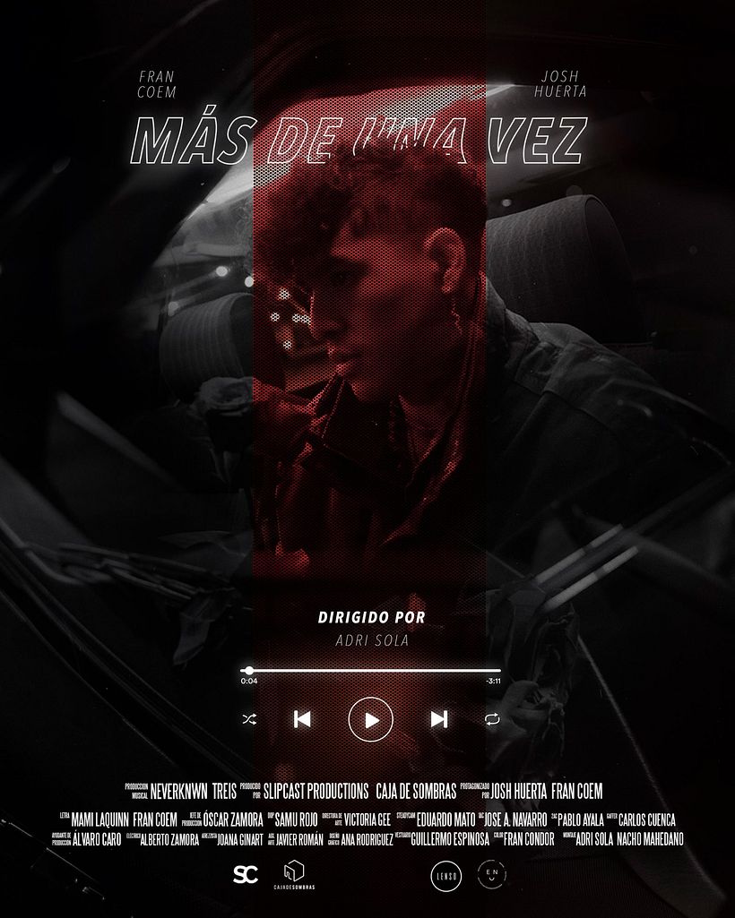 Videoclip "Más de una vez" Fran Coem - Cinema, video e TV