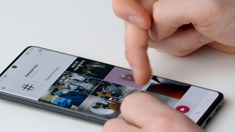 Look at popular hashtags to find inspiration.