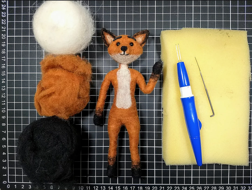 Victor: My project in Needle Felting "Creation of Characters with Needle and Thread course" 6