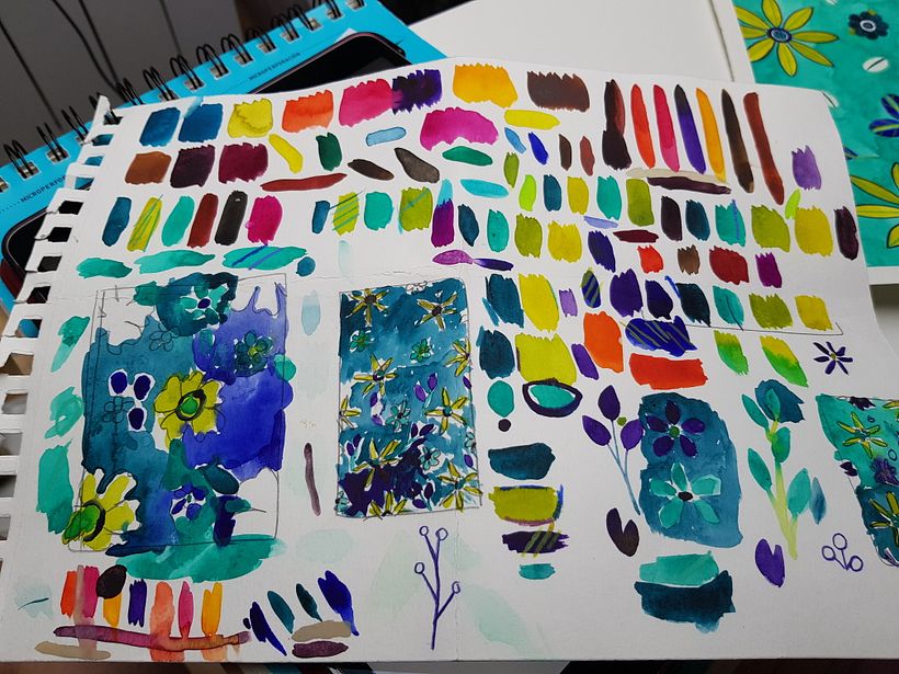My project in Coloring with Watercolor: Discover Your Chromatic Character course 5
