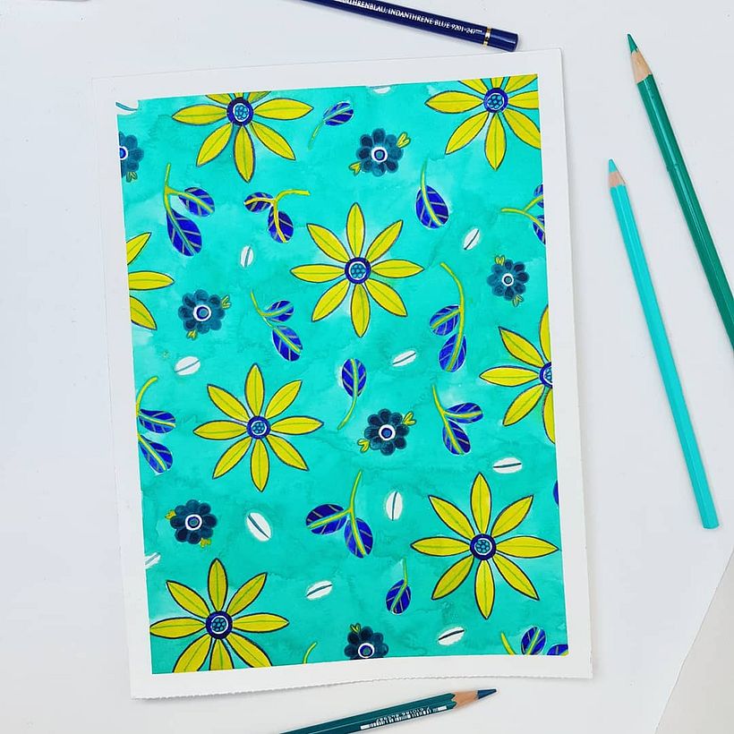 My project in Coloring with Watercolor: Discover Your Chromatic Character course 8