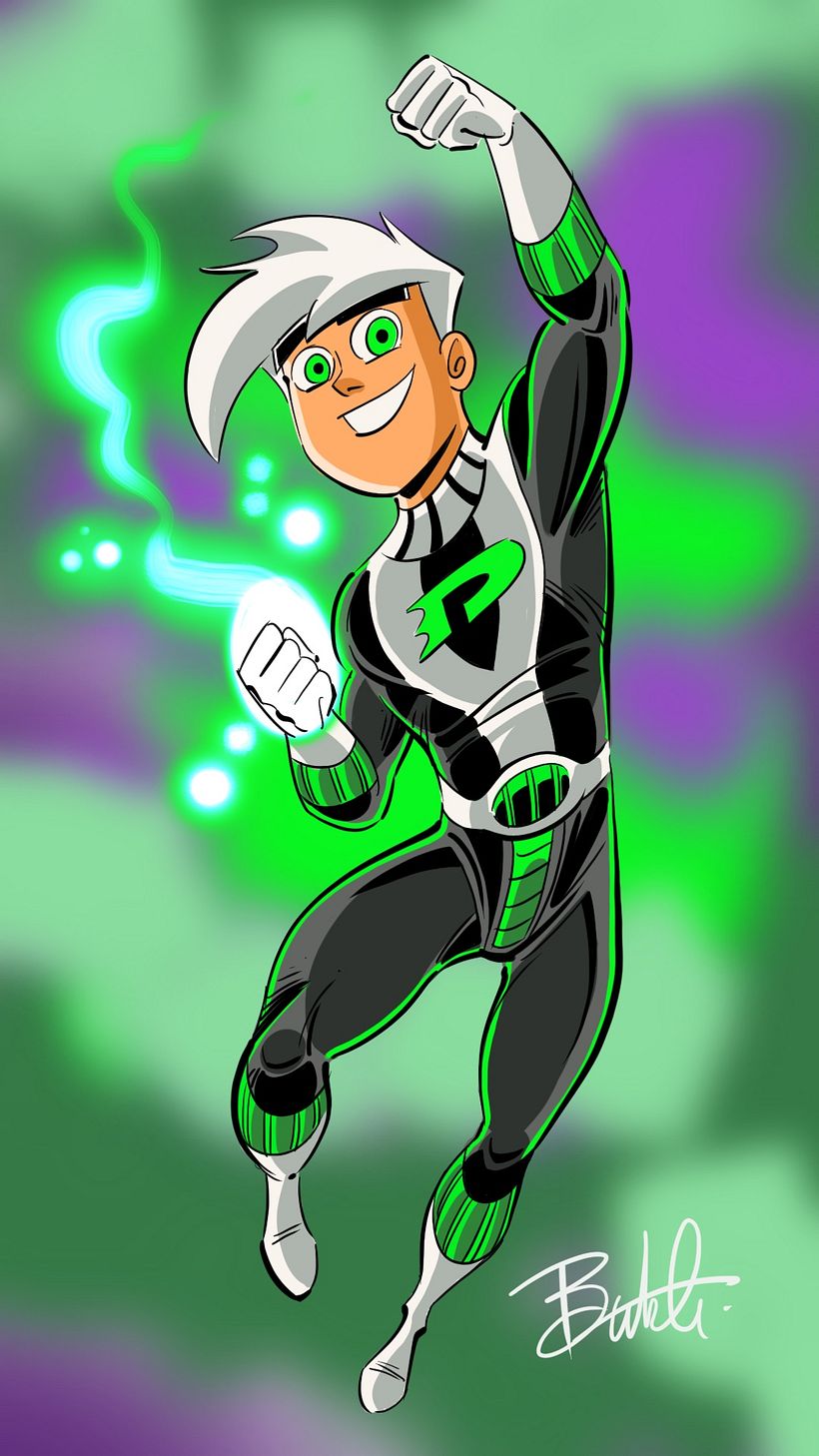 A nice hero shot of Danny Phantom 10 years later!