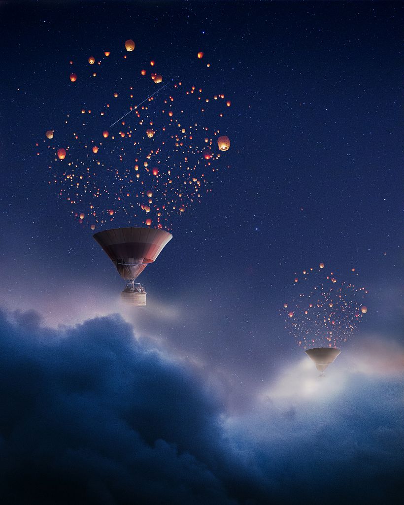 My project in Magical Photomontage in Photoshop: Creating Visual Metaphors course 1