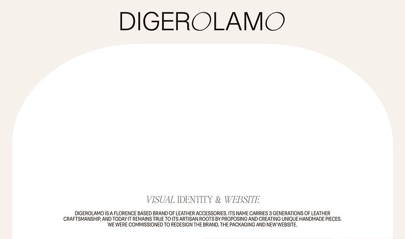Digerolamo — Visual Identity & website 1