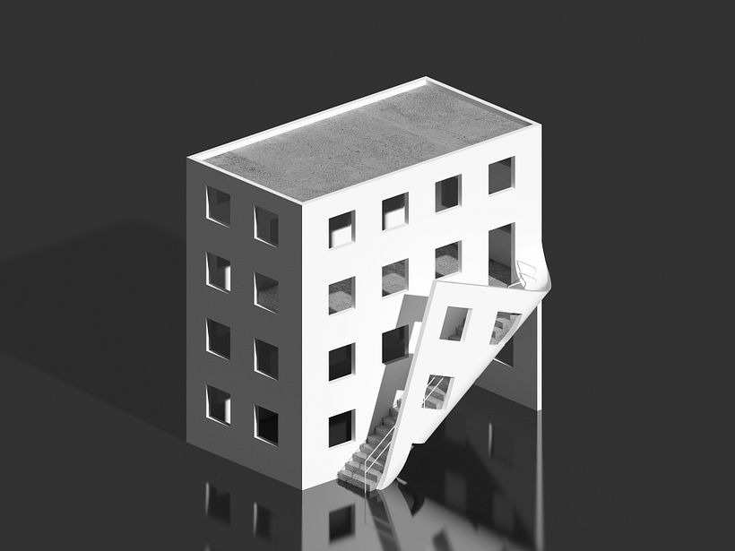 Architecture Anomaly 98 - Wall Supported Stair 2