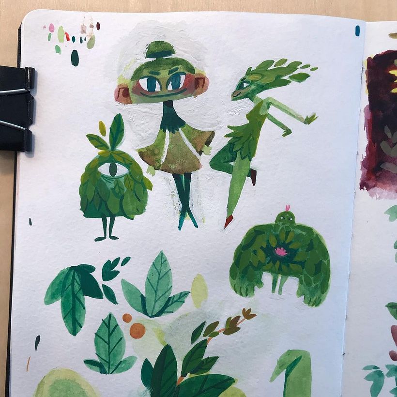 I always have a sketchbook on me 3