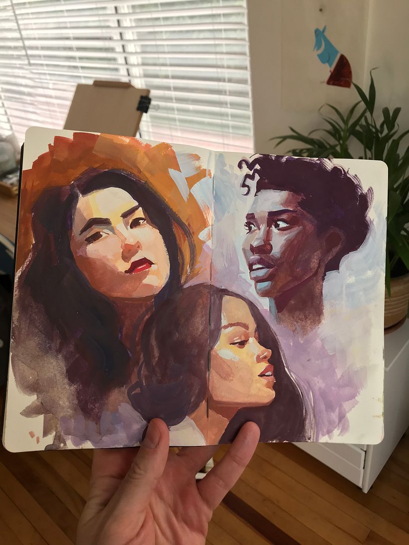 I always have a sketchbook on me 12
