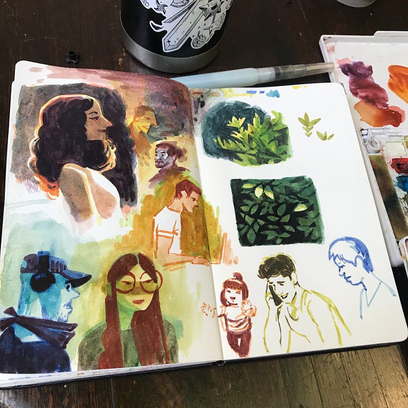 I always have a sketchbook on me 2